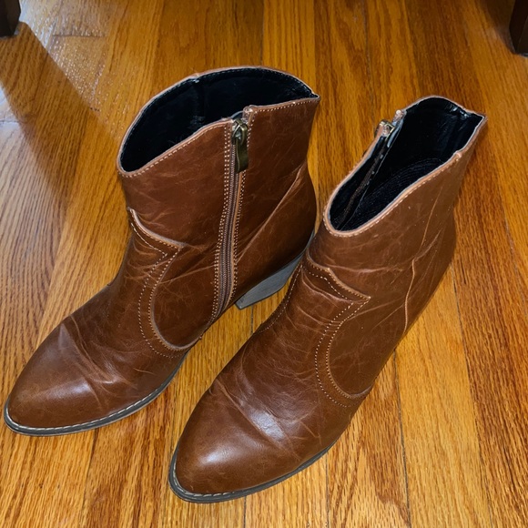 Nomad “Sundance” caramel tan vegan boots - Picture 3 of 8